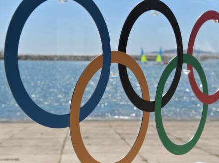 naar de olympische spelen.